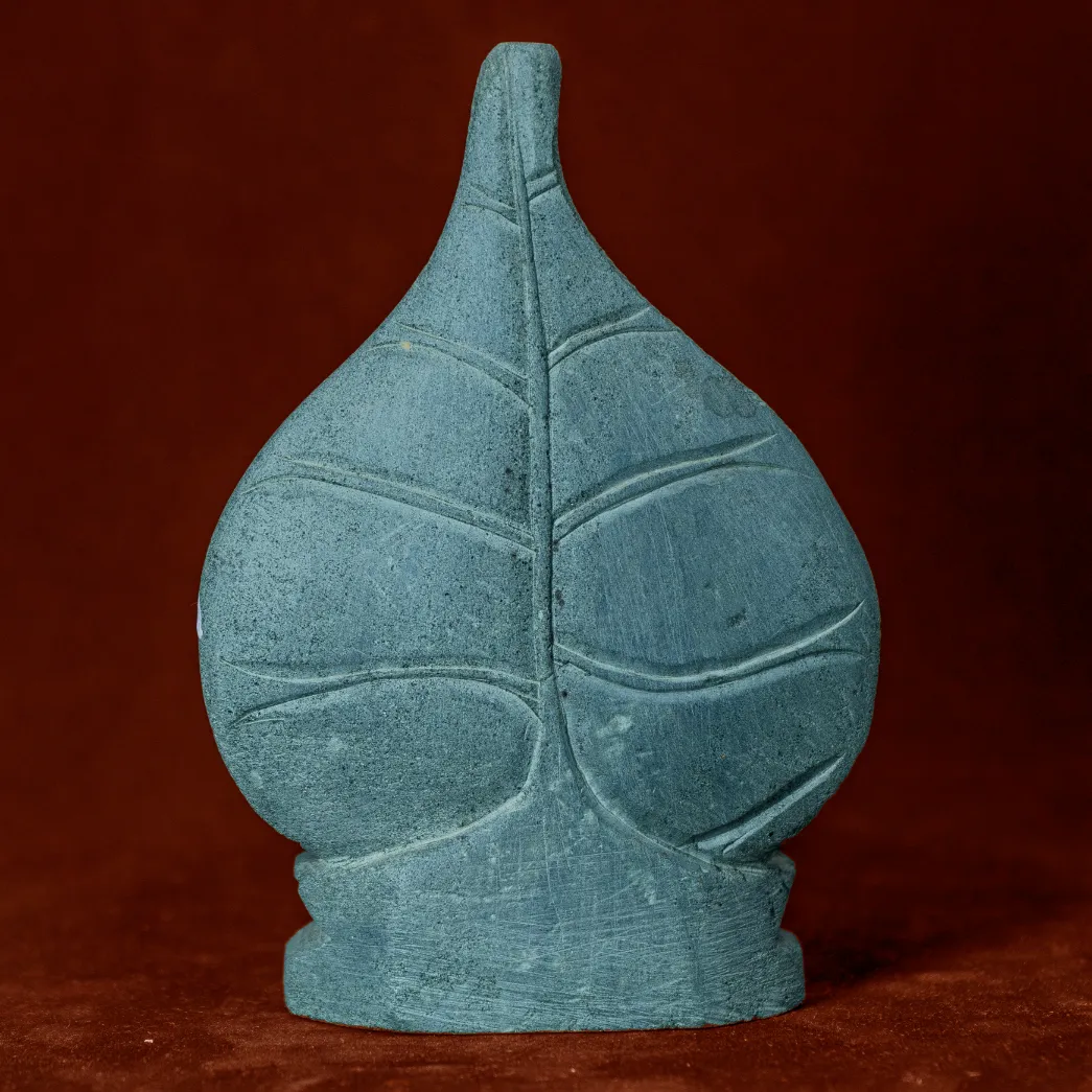 ficus leaf buddha stone statue or sclupture MollisArts